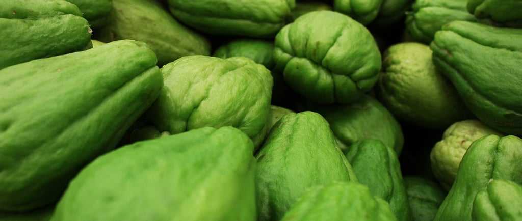 Chayote. Image by Daniel Dan outsideclick from Pixabay