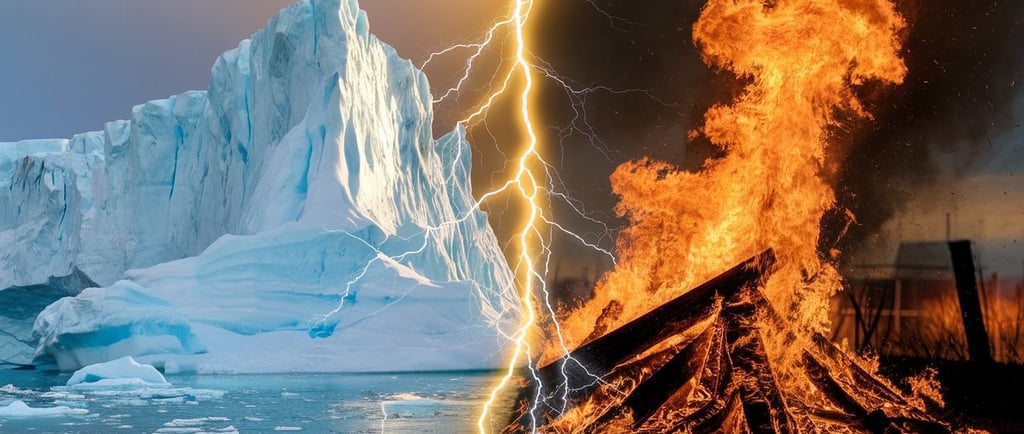 Combat entre feu et la glace en rapport avec le mal de dos