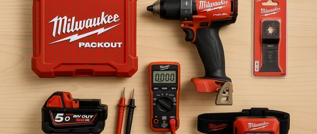 Milwaukee electrical tool set