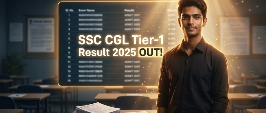 SSC CGL Result 2025 Tier 1 Declared: Check Cut-Off Marks & Download Merit List PDF