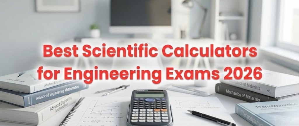 Top 3 best scientific calculators for engineering students 2026 including Casio fx-991ES and ClassWi