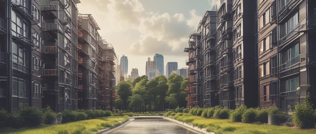 a man riding a skateboard down the side of a ramp
