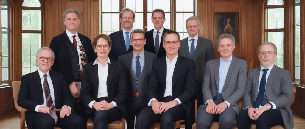 A large group of people participating in a protest, holding signs that display messages against racism and fascism. The crowd is diverse, consisting of men and women of various backgrounds. Many are holding banners and placards with bold text advocating for solidarity and equality.