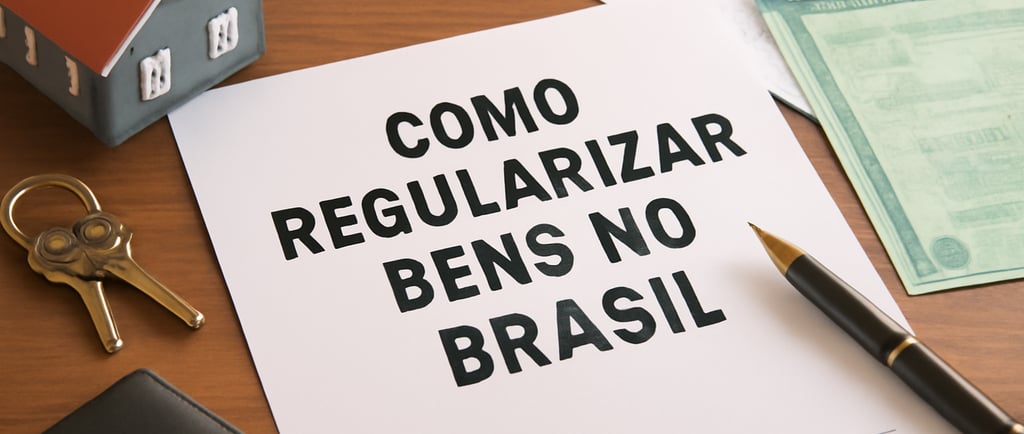 Como Regularizar Bens no Brasil Guia Completo para Imóveis, Contas Bancárias e Veículos