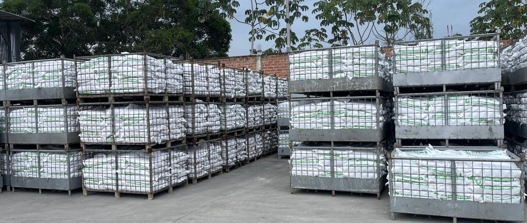 Melaza de caña en sacos de 30 Kg