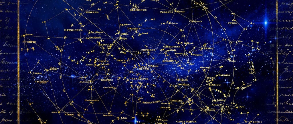 Deneb Star Constellation and Night Sky