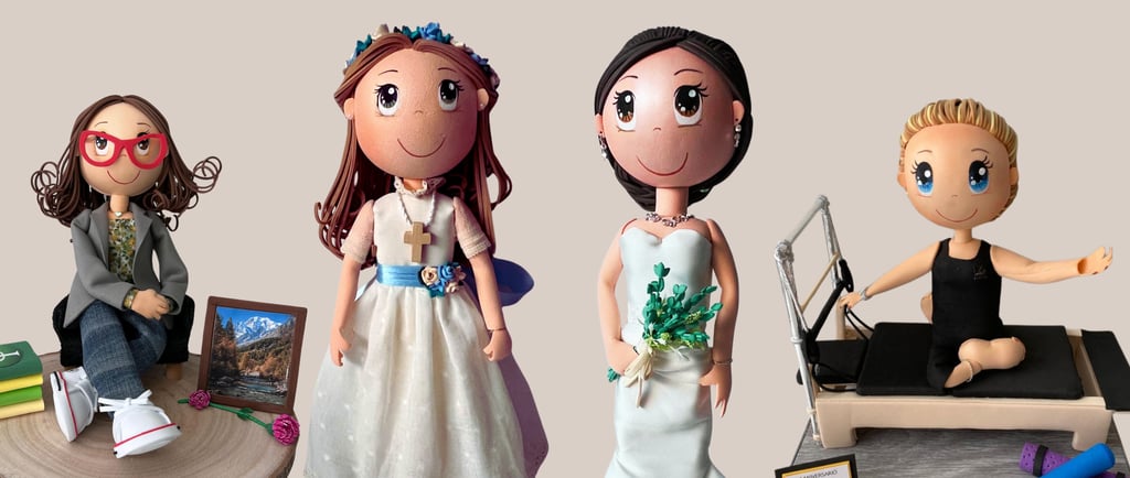 Fofuchas personalizadas muñecas de goma eva