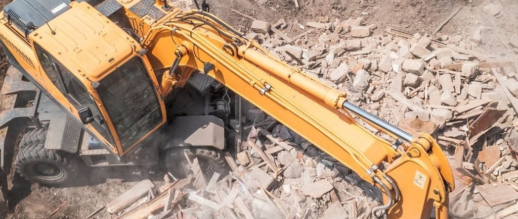 Layananbongkarrumahyangterpercaya, Jasabongkargedungdenganalatberat, Pembongkarangedungamandanterjam