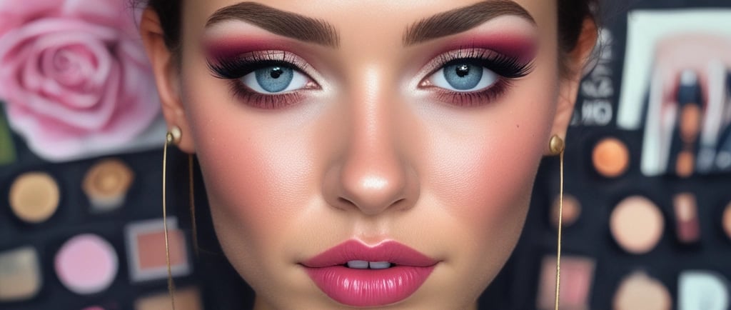 a pink wall with the number twenty four in it