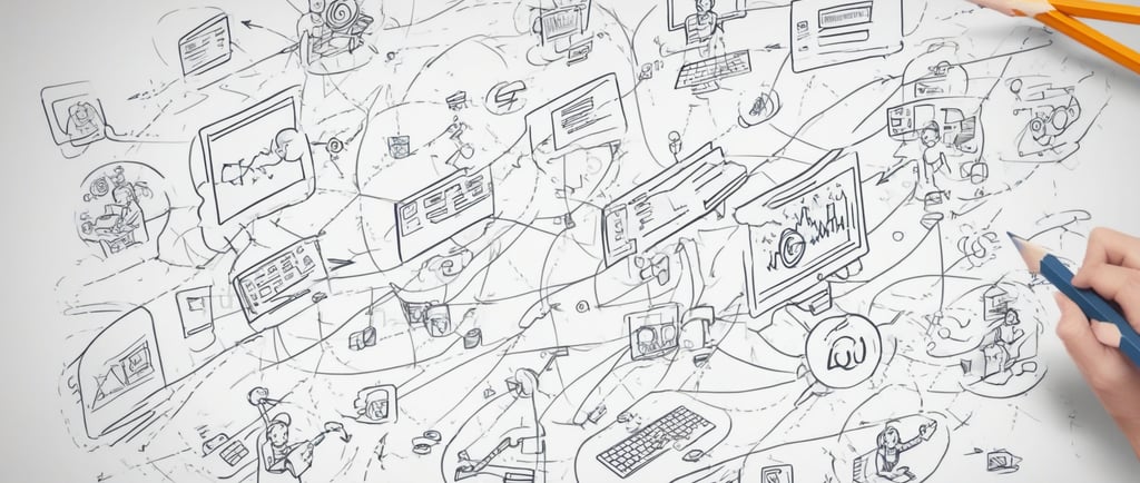 tendinte in marketing digital. Imaginea prezinta strategiile de marketing