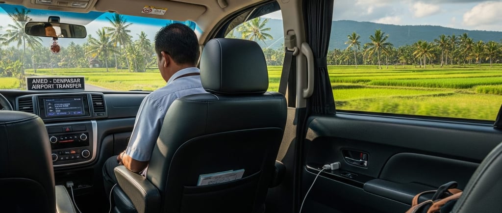 amed transfer - bali driver