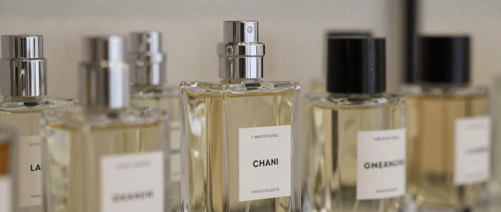 A couple of colorful bottles sitting next to each other