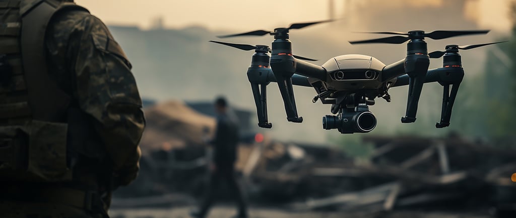drone usado em guerra