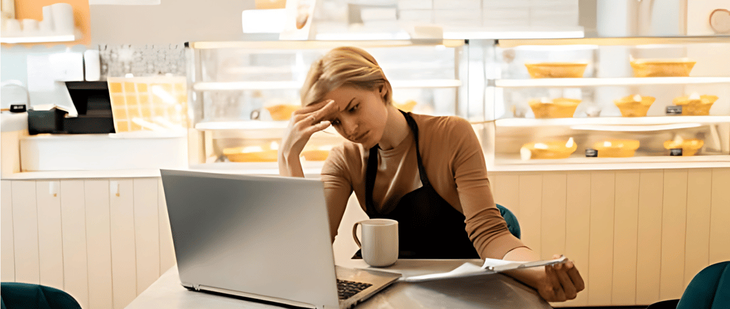 frustrated business owner