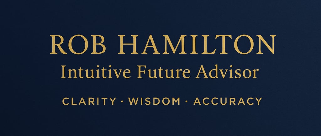 banner rob hamilton intuitive future advisor. clarity wisdom accuracy