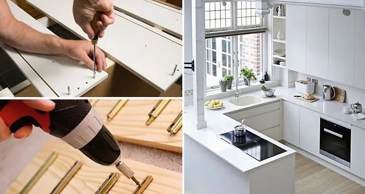 muebles para cocinas, closets y vestidores bien armados