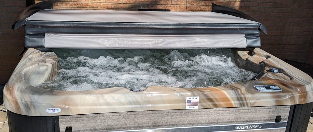 aspen hot tub installation by the hot tub guy diagnosis service repair maintenance sales 