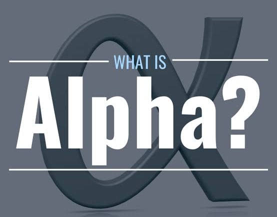 What is alpha in the stock market 