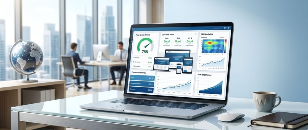 Fast website performance improving SEO rankings, user experience, and business growth.