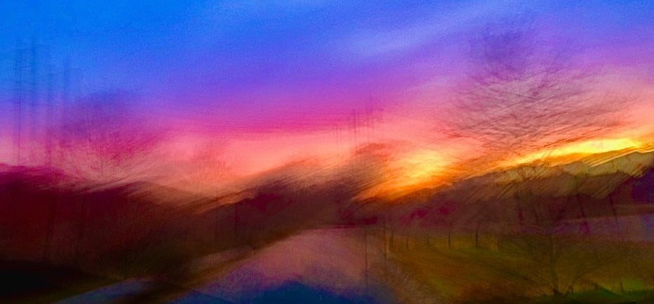 sunset mystical