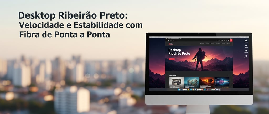 Desktop Ribeirão Preto Velocidade e Estabilidade com Fibra de Ponta a Ponta