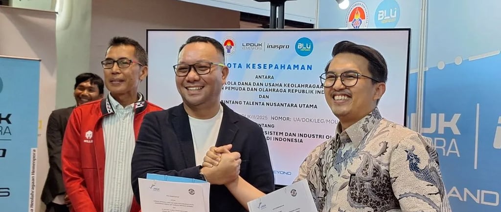 Direktur LPDUK Kemenpora | Inaspro Ferry Yuniarto Kono & CEO United Allstars Ardiyansyah Djafar