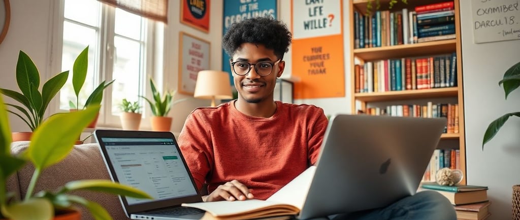 كيف تعلمت الإنجليزية وغيّرت حياتي من المنزل