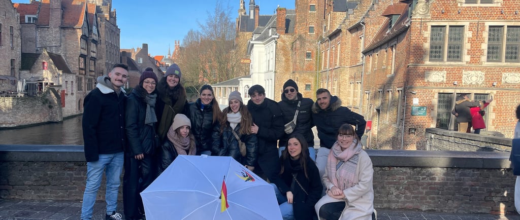 Muelle del Rosario en Brujas - Bélgica