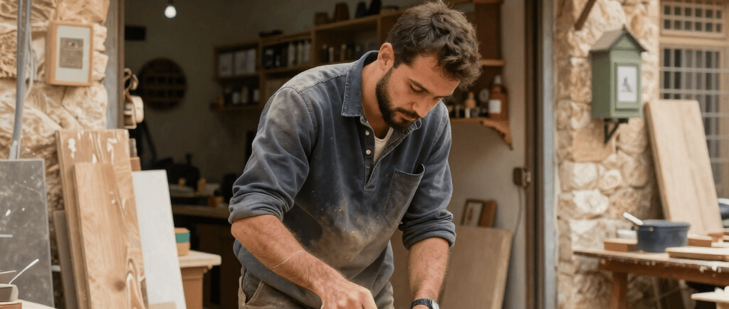 photo of white staircase