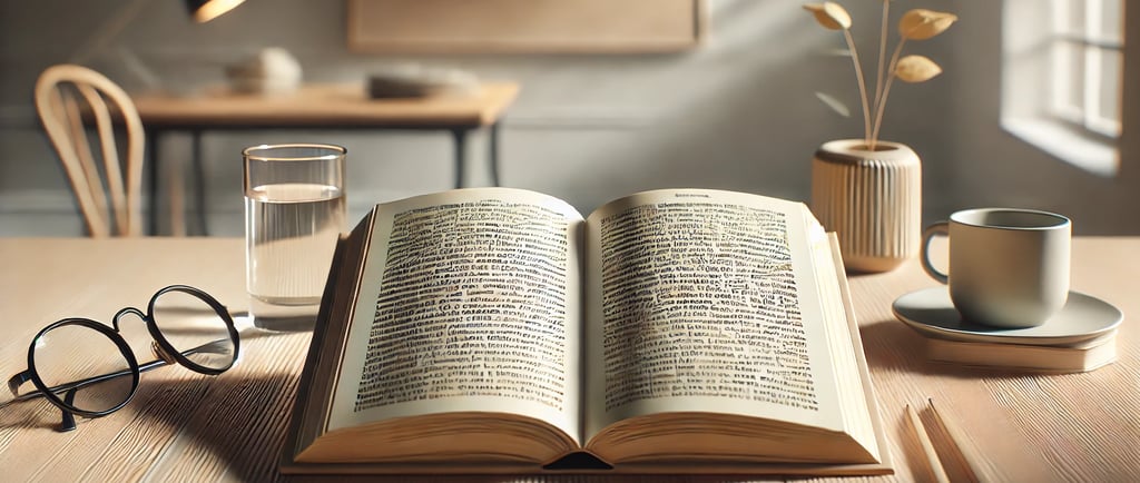 una fotografía de un libro abierto