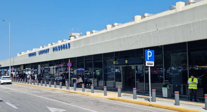 a car parked in front of a building