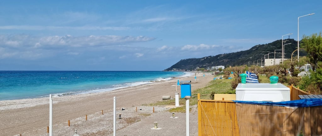 ixia beach and monthe smith on the background