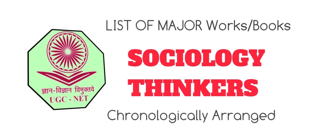 Booklist of Socio Thinkers