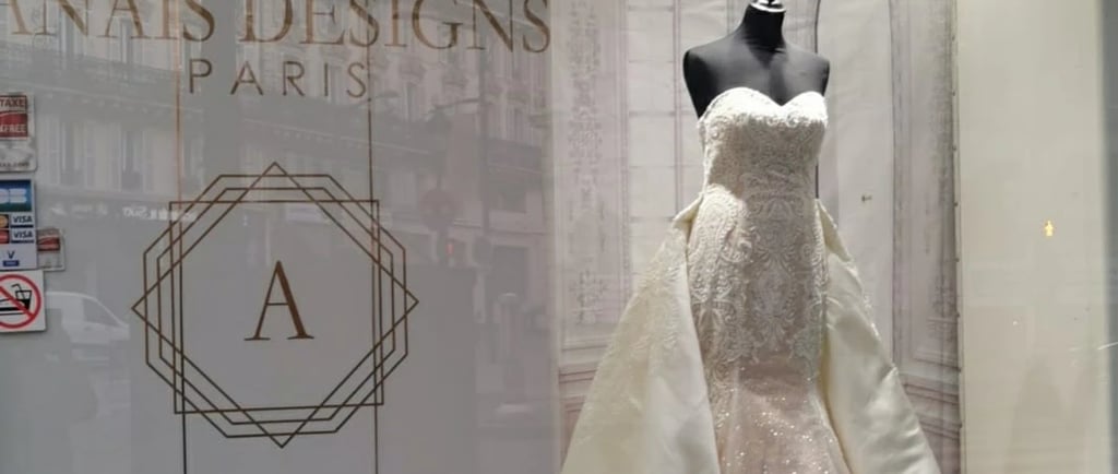 Boutique de robe de mariée Anaïs Designs Paris 
