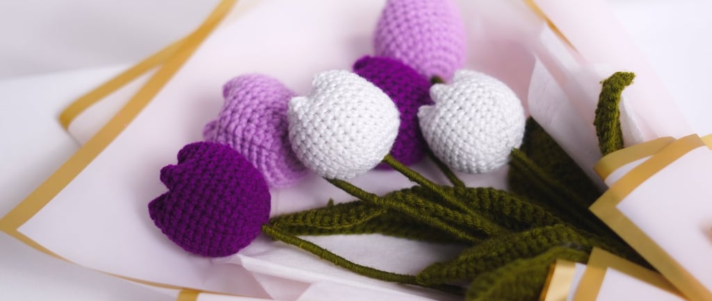 handmade tulip bouquet symbolizing undying love