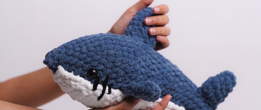 Chonky Shark Plushie in Munnsense Gift Shop