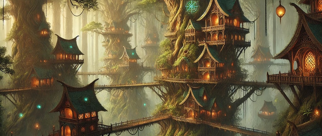 Anuheim - Elderwood Home to the Silvanthar Wood Elves