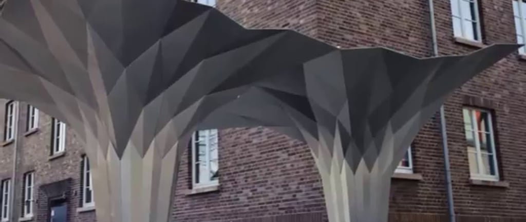 Orighami e architettura, un origami coe struttura e opera d'arte