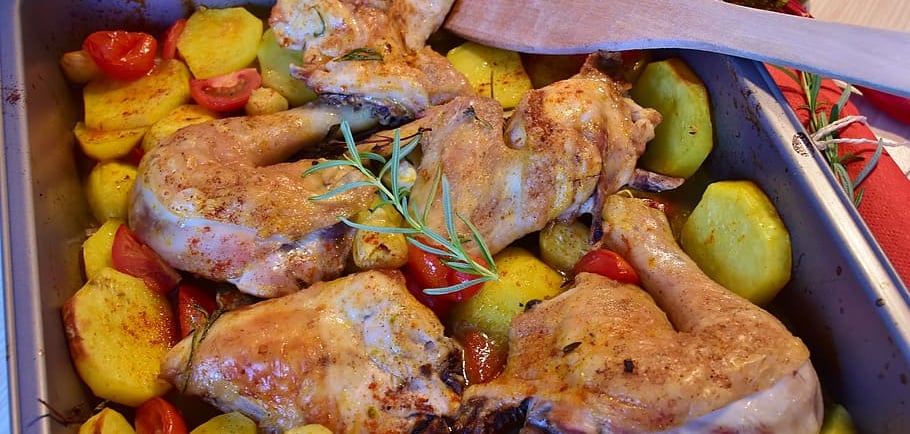 pollo al horno fácil y rápido