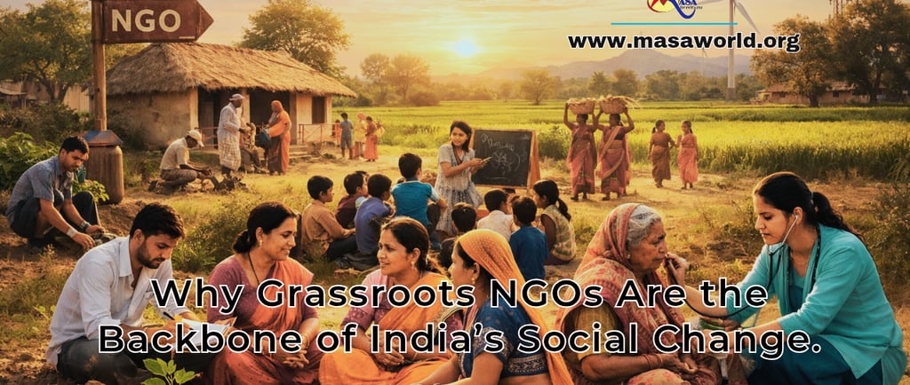 a group of people sitting around a group of people