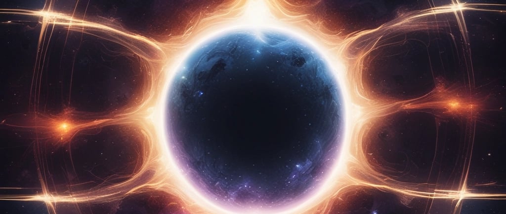 A black screen or display monitor with the OpenAI logo and text in white centered in the middle. The background is a gradient transitioning from dark to light blue from top to bottom.