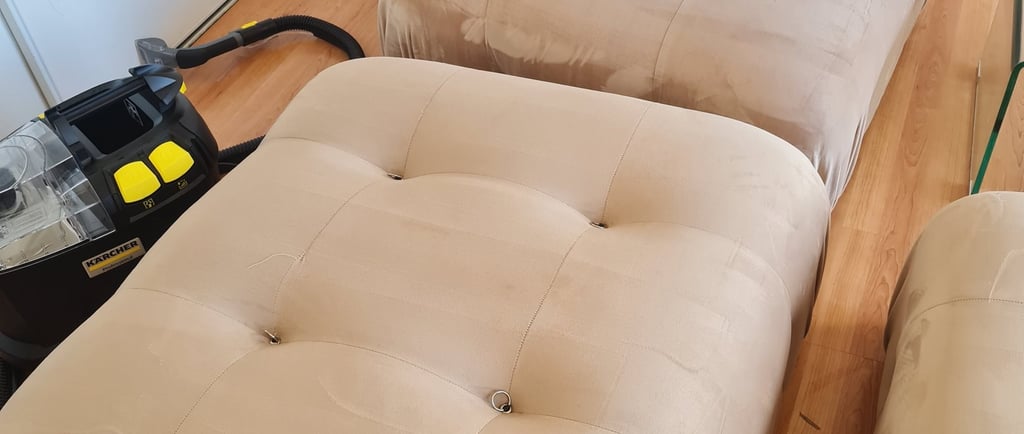 Nettoyage canape en tissu beige NetT Montauban