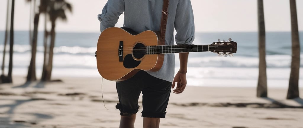 A car dashboard displaying a digital screen with music playing. The screen shows a song by an artist, with album art clearly visible. The surrounding dashboard is dimly lit, and the ambient light outside the car is low, giving a nighttime feel.