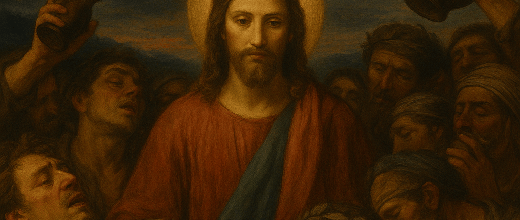 drunks around Jesus