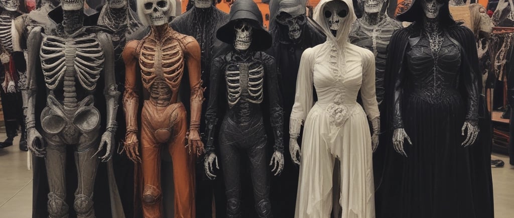 a bunch of dresses hanging on a rack