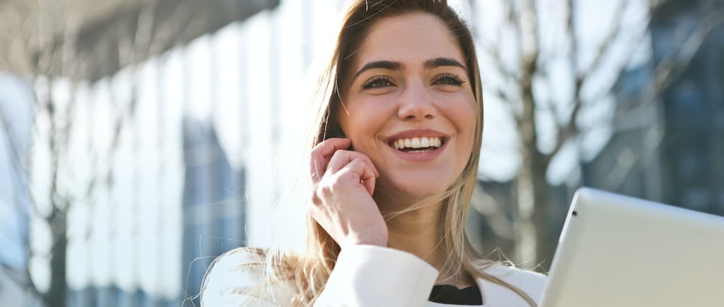 Growth mindset Happy Woman