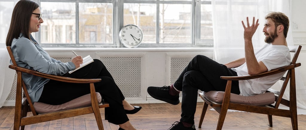 Discuss any worries with someone you trust in order to improve mental health