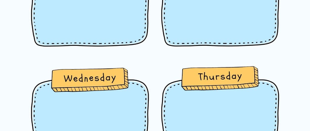 weekly schedule planner