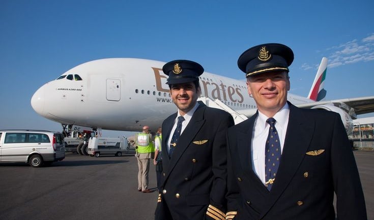 Pilotos de emirates sueldo