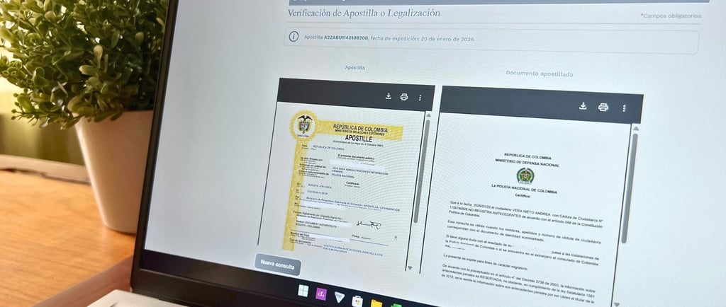 antecedentes apostillados